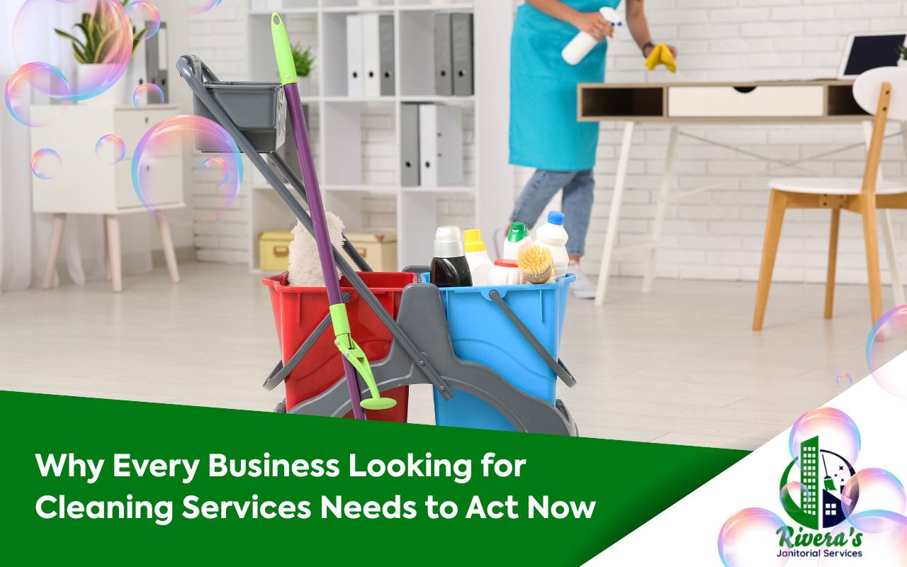 Organized workspace showing productivity for a business looking for cleaning services